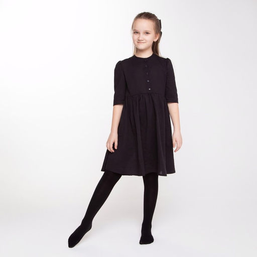 Цена за 2 шт. Колготки детские, чёрные, (nero), рост 116-122 см