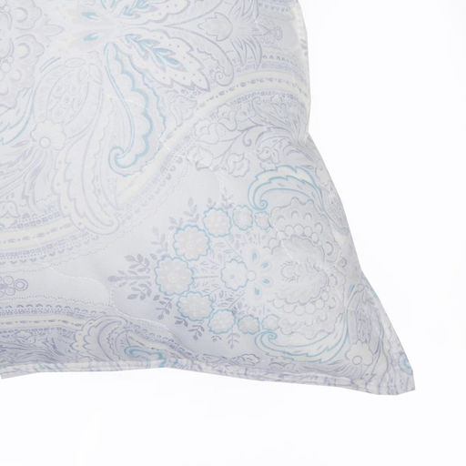 Подушка стёганная 50х70 см, иск. лебяжий пух, ткань тик, п/э 100% - Vesta фото 3