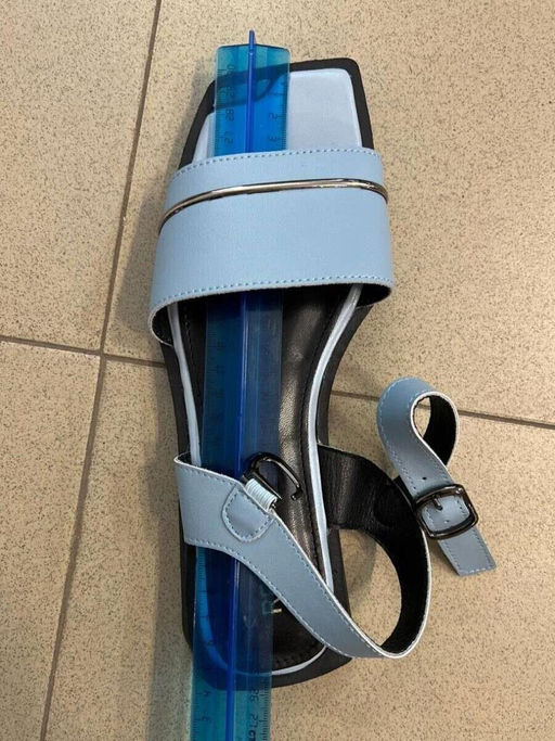 08-PEY183-5 LIGHT BLUE Босоножки женские (натуральная кожа)