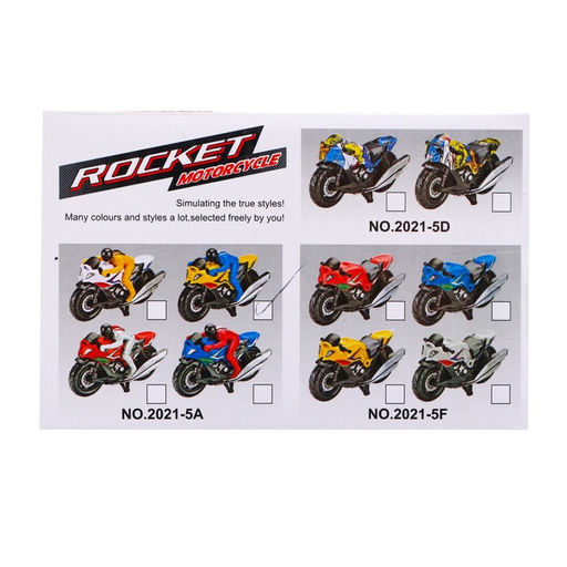 Мотоцикл инерционный Байкер, МИКС - Simaland фото 9