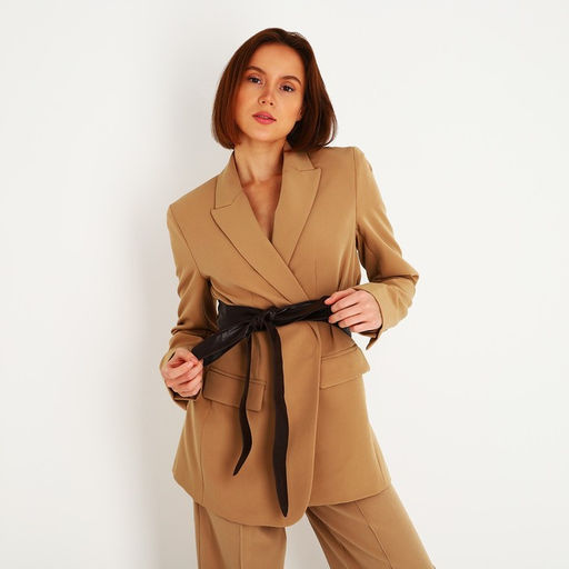 Пояс-кушак, ширина 8.5 см, цвет коричневый - Simaland фото 4