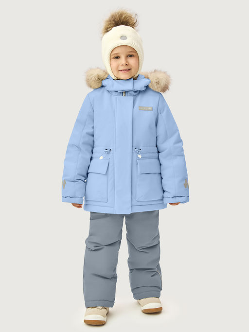 Костюм 7з3026 небесный/светло-серый