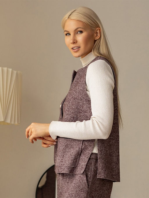 Жилет женский шерсть 60%, вискоза 40% - Волтри фото 11