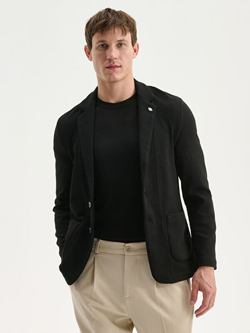Dar Kal?p Erkek Blazer Ceket
