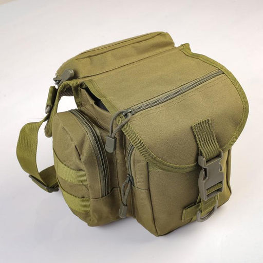 Сумка набедренная Adventure, камуфляж, зеленая