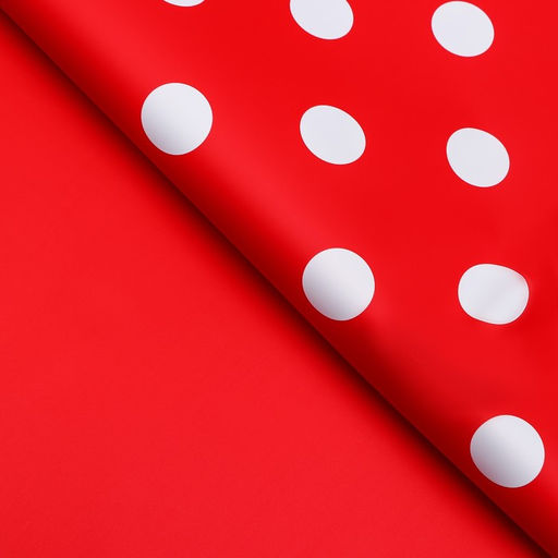 Цена за 20 шт. Пленка двухсторонняя «Горох крупный», 58×58 см, красный