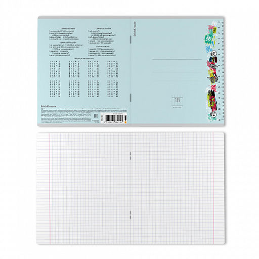Цена за 10 шт. Тетрадь школьная ученическая ErichKrause Ruler Hobby ассорти, 18 листов, клетка (в плёнке по 10 шт.)_MIX-PACK  фото 8
