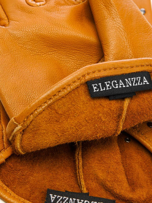 Перчатки женские б/п IS02004 camel - Eleganzza фото 11