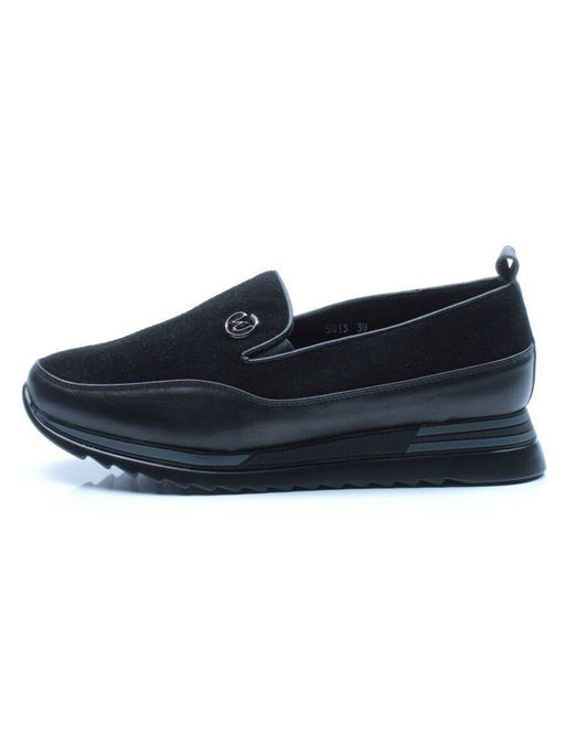 06-5013 BLACK Туфли (натуральная замша)