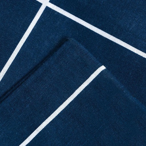 Постельное бельё Этель евро Клетка цвет синий 200х215, 220х240, 50х70-2 шт, бязь, 125 г/м2  фото 4