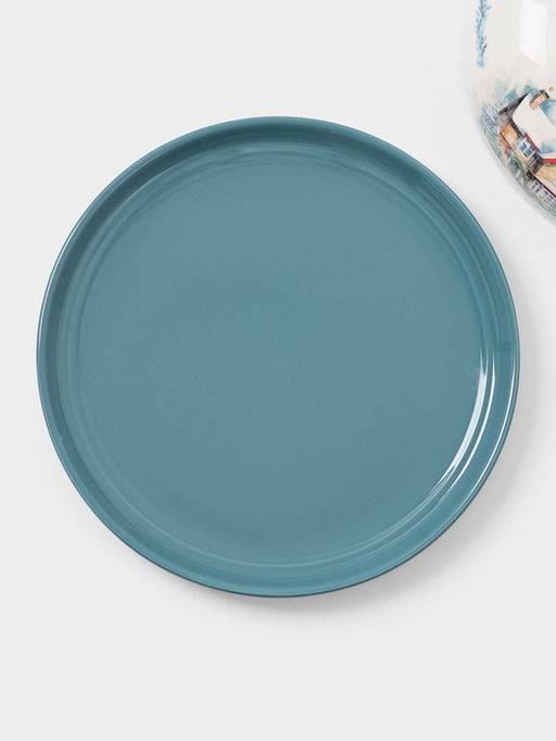 Блинница новогодняя Доляна «Зимний вечер», 23.5×9.7 см, доломит, белая