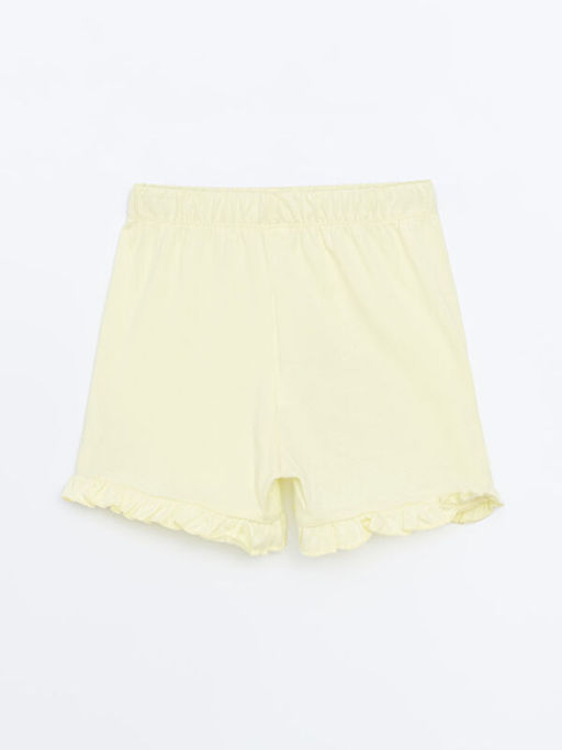 Beli Lastikli Basic K?z ?ocuk ?ort