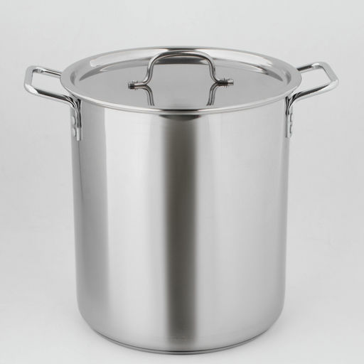 Кастрюля ОБЩЕПИТ 20,0 л (d30 см) сварной, капсуль. дно, клеп.руч. арт. КТ-ОБ-20 КВ