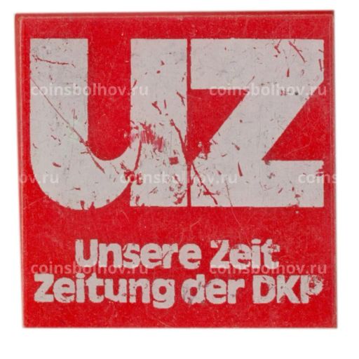 Значок рекламный UZ