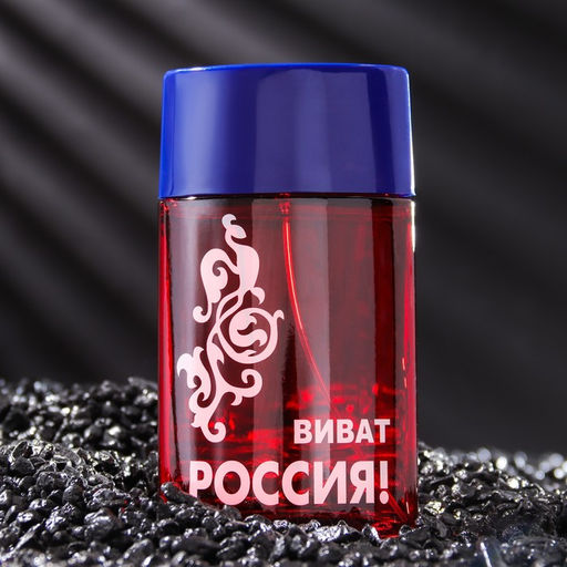 Туалетная вода мужская "Виват Россия", красный, 100 мл