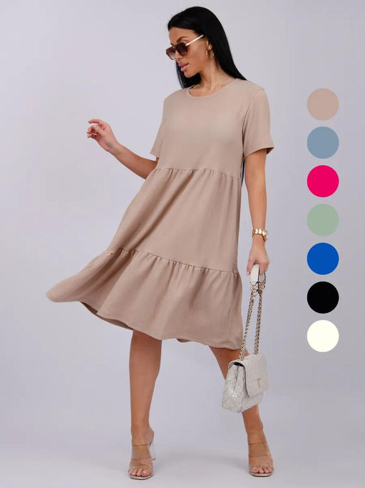 Платье Эскада Жатка до 60 размера - Малина фото 74