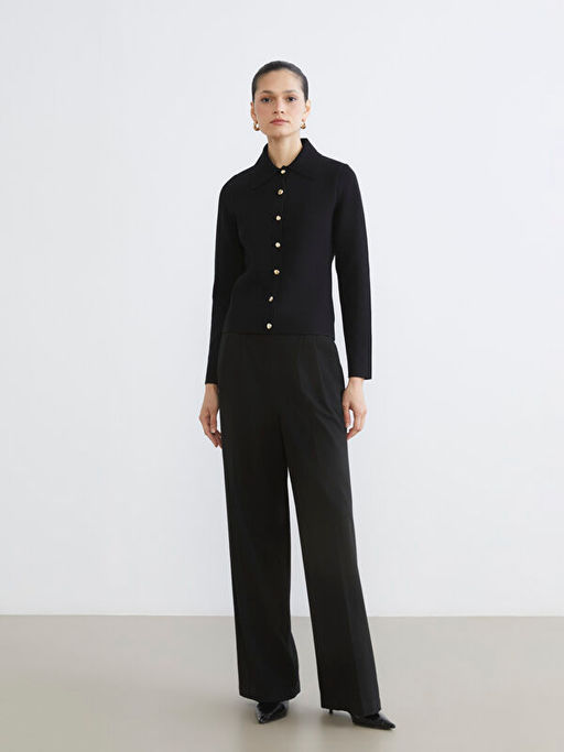 G?mlek Yaka Kad?n Triko H?rka