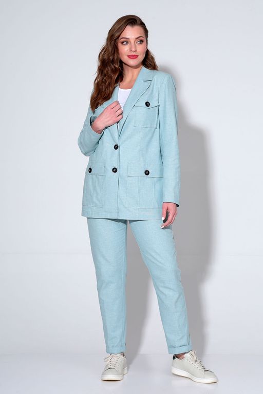 Костюм Liona Style 836 лазурный  фото 5