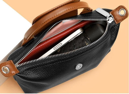 Сумка женская Bags натуральная кожа 20x15x6 см