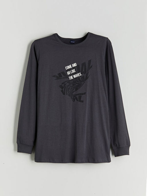 Bisiklet Yaka Erkek ?ocuk Pijama ?st