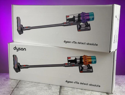 Вертикальный пылесос Dyson V15s, для сухой уборки, контейнер, LED-дисплей