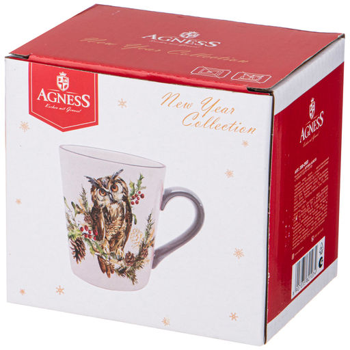 КРУЖКА AGNESS С НОВЫМ ГОДОМ! 400 МЛ  фото 2
