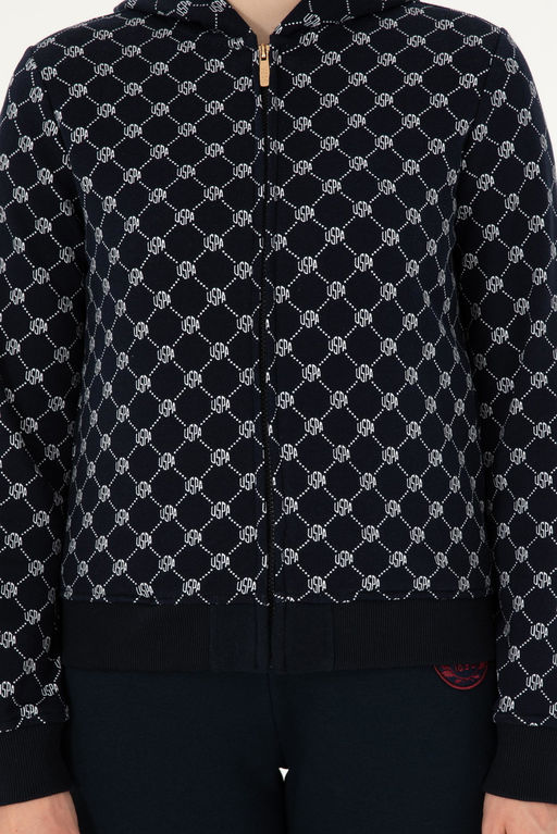 Женский темно-синий свитшот Неожиданная скидка в корзине - U.s. polo assn фото 6