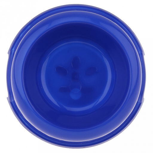 Миска для кормления животных пластмассовая Лапа 0,25л, д11см, h4,7см, основание д15см, цвета микс (зеленый, синий, красный) (Китай) - Pet toys фото 6
