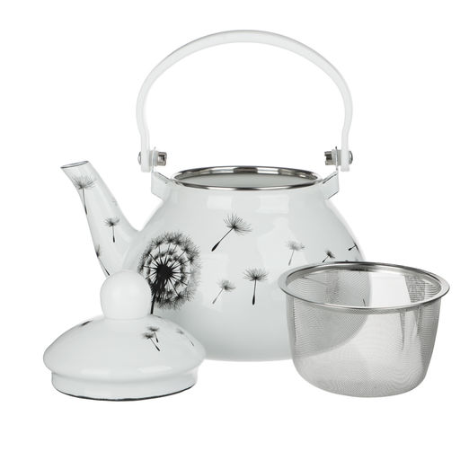 Чайник эмалированный 1,5л VETTA Нежность, с ситом, индукция арт. 894-569