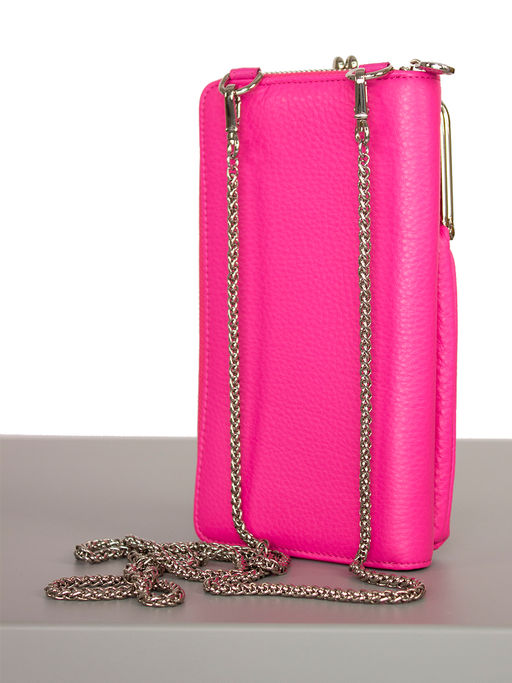 LACCOMA клатч LA-4100-фуксия натуральная кожа фото 7