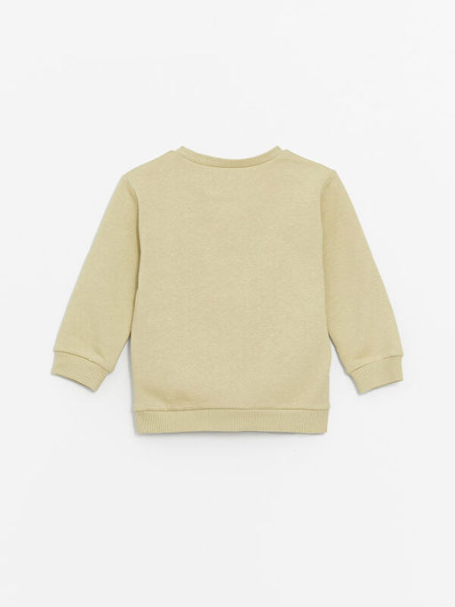 Bisiklet Yaka Uzun Kollu Bask?l? Erkek Bebek Sweatshirt - Waikiki фото 2