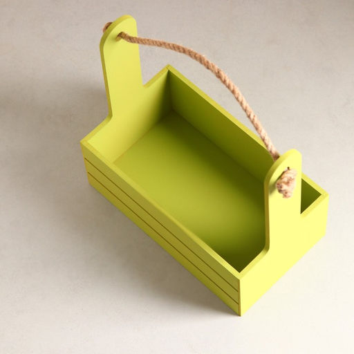 Подарочный ящик «Аром», деревянный, ручка - канат, цвет фисташковый, набор 3 шт.