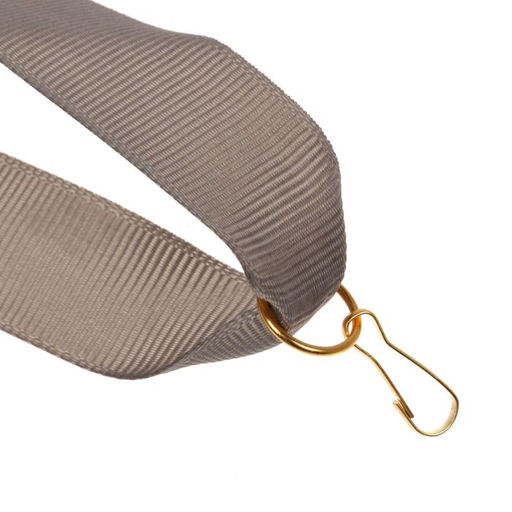 Цена за 10 шт. Лента для медали, серая - Командор фото 4