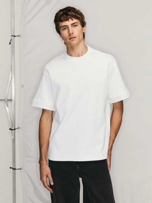 Футболка из хлопка интерлок / Zarina  фото 3