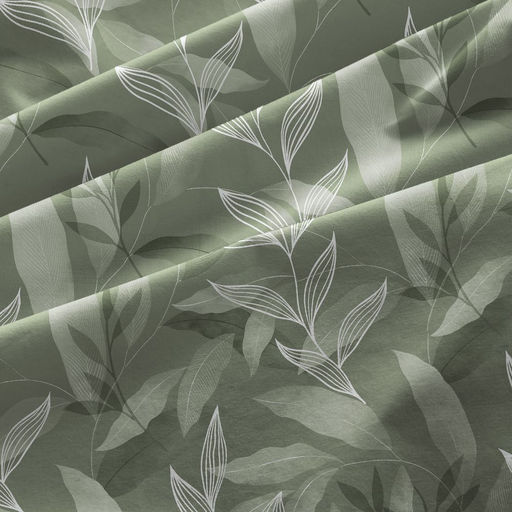 Пододеяльник Евростандарт, бязь ГОСТ (Китос, зеленый)