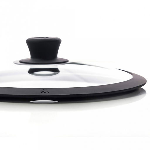 Крышка стеклянная д22см, жаропрочное стекло, силиконовый обод, силиконовая ручка, пароотвод, TalleR (Китай) - Домашняя мода фото 2