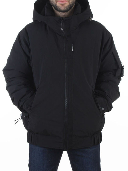 6317L BLACK Куртка мужская зимняя (200 гр. холлофайбер)
