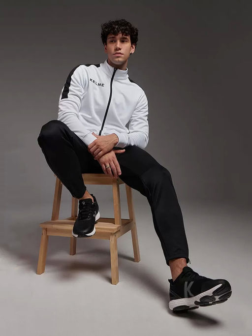 Спортивный костюм KELME Tracksuit (White/Black)