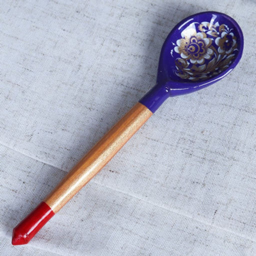 Ложка деревянная чайная Золотая кудрина / 7102 /уп 1/ - Галеонтрейд фото 5