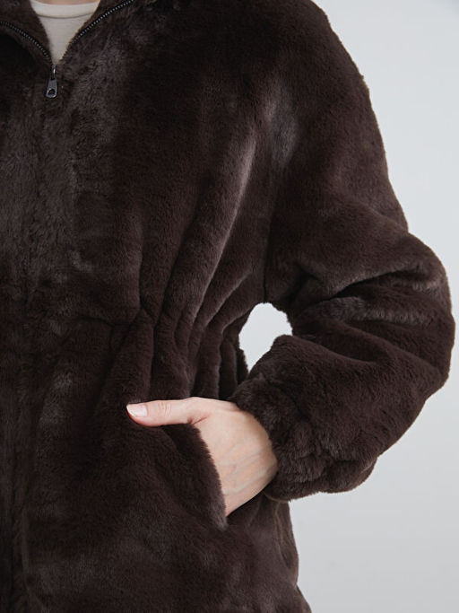 Dik Yaka Kad?n Pel?? Mont