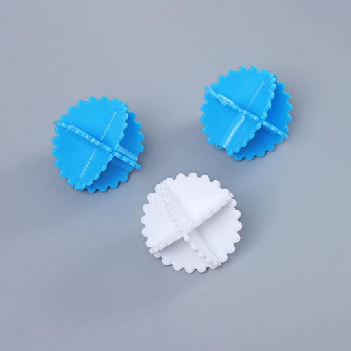 Цена за 2 шт. Шарики для стирки белья Доляна, d=4,5 см, 3 шт, цвет МИКС  фото 2