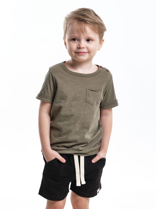 Комплект для мальчика детский сад UD 7886/22-9846 хаки/черный - Mini maxi фото 5