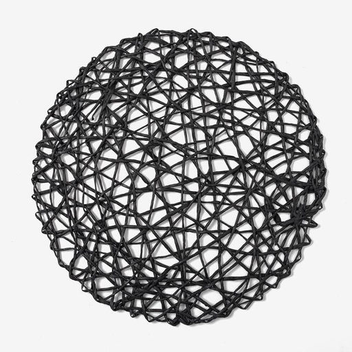 Салфетка сервировочная Доляна Трава, цв.черный, d 38 см  фото 2