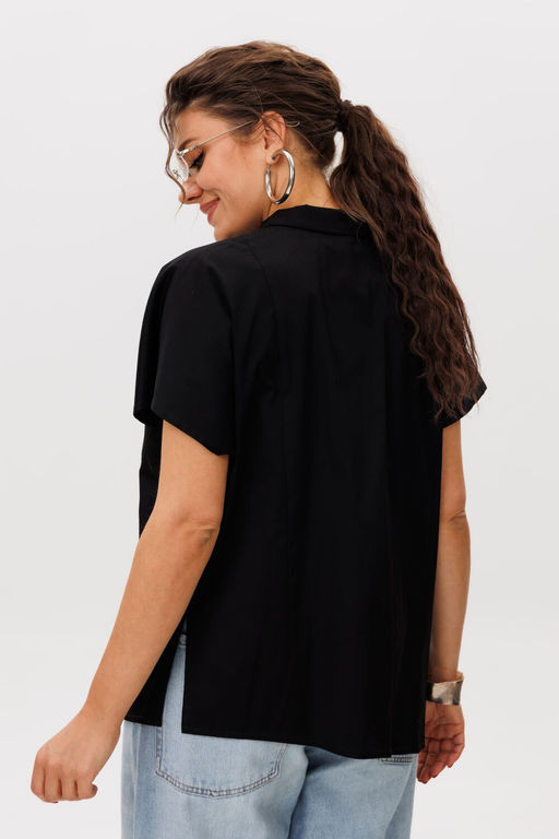 Рубашка ANELLI 1618 черный трюфель