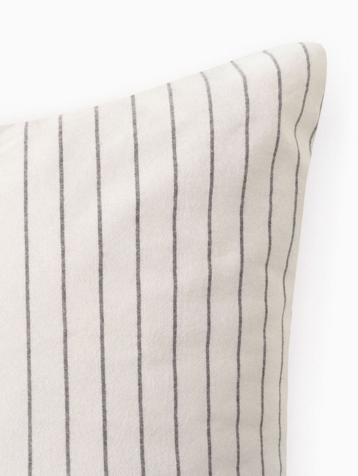 Постельное бельё евро «Этель» White stripes, жатый хлопок