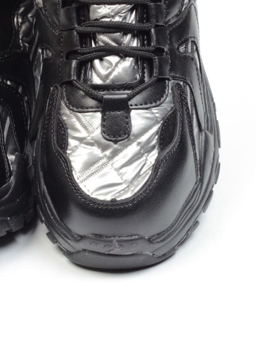 04-8525-4 BLACK Ботинки зимние женские (искусственные материалы) - Фабричный китай фото 12