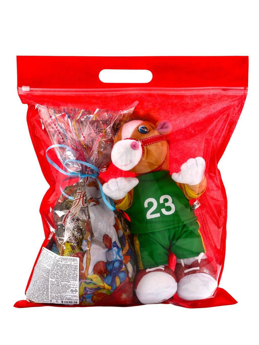 Сладкий новогодний подарок Тимошка, конфеты + игрушка, 500 г - Simaland фото 4