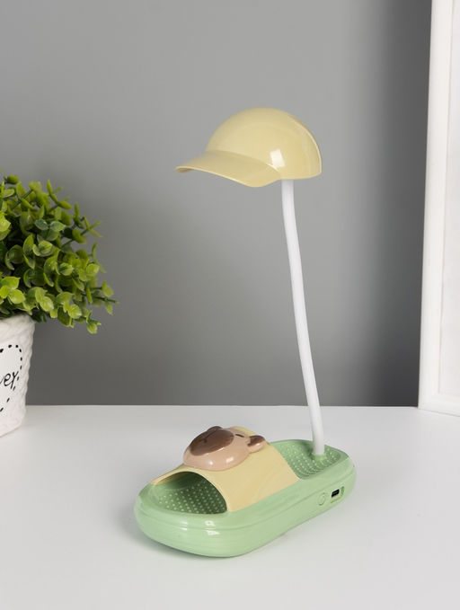 Ночник "Сланец с кепкой" 8хLED 3Вт 5V USB АКБ 3 режима 13,5х7х21 см