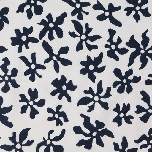 Скатерть на стол Доляна, 137×180 см, чёрно-белая