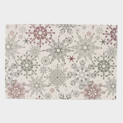 Салфетки сервировочные на стол Доляна «Новый Год», 4 шт., 45×30 см, бежевые